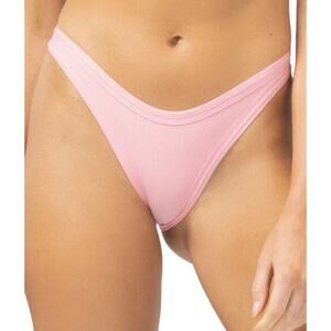L Space Pink Foley Bitsy Bikini Bottoms Size Large NWOT $88 MSRP